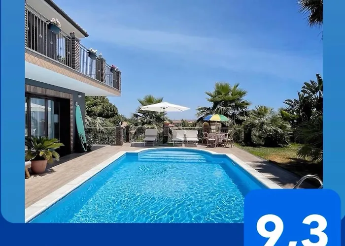 Etna Pool Catania-sea View ゲストハウス マスカルチーア